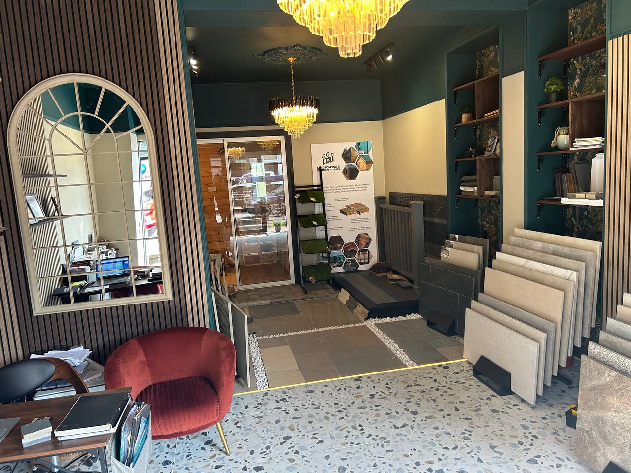showroom facade